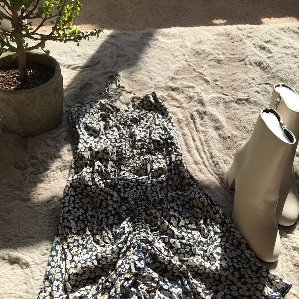 Baby it’s you floral mini dress